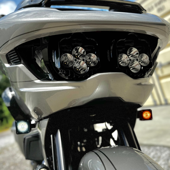 Shark Demon™ 2 Performance LED Headlight Kit for 2023.5-2025 Road Glide Motorcycles - Image 2